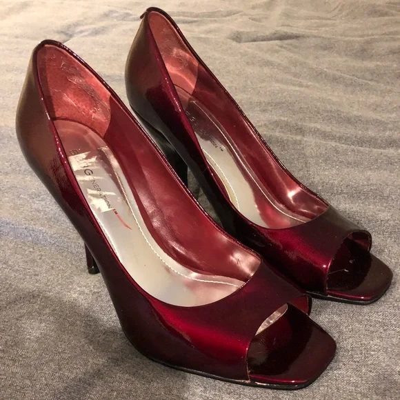 BCBGeneration Shoes Bcbg Generation Ruby Red Peep Toe Pump